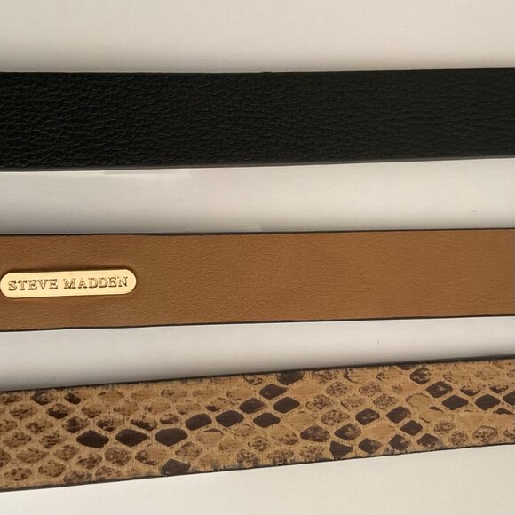 STEVE MADDEN Set of 3 Accessory Belts NWT Size 1X - Picture 5 of 5